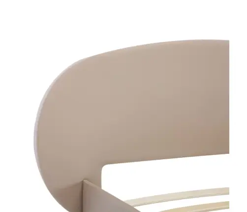 Gultas Rāmis, Kapučīno Krāsas Mākslīgā Āda, 100X200 Cm Vidaxl