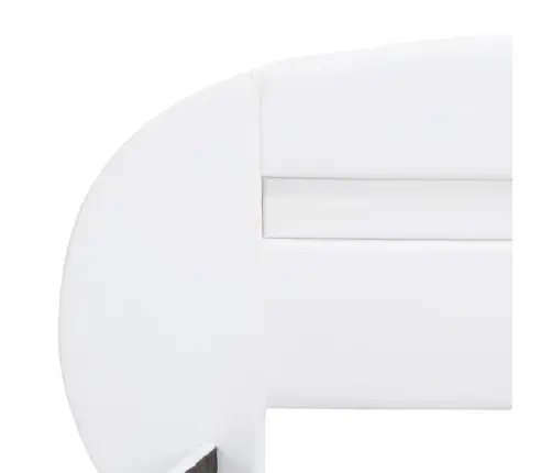 Lovos Rėmas Su Led, Baltas, 100X200cm Dirbtinė Oda