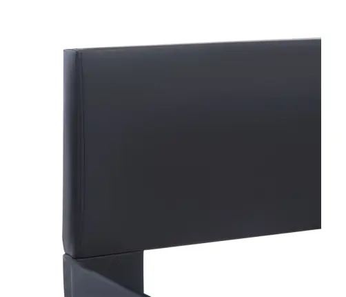 Gultas Rāmis, Melns Mākslīgā Āda, 140X200 Cm Vidaxl