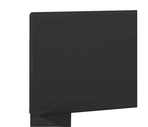 Lovos Rėmas Su Led, Juodos Spalvos, 160X200cm Dirbtinė Oda