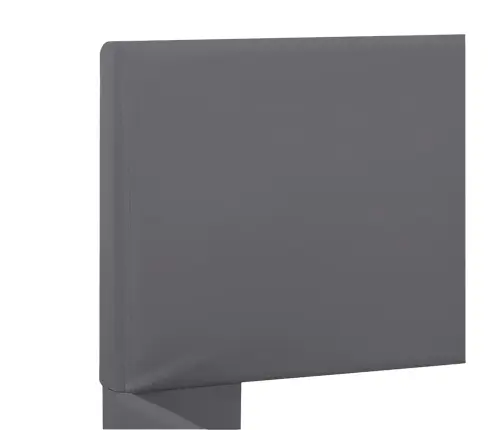 Gultas Rāmis Ar Led, Pelēka Mākslīgā Āda, 180X200 Cm  Vidaxl