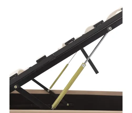 Lovos Rėmas Su Daiktadėže, Kapučino, 90X200cm Dirbtinė Oda