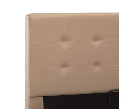 Lovos Rėmas Su Daiktadėže, Kapučino, 120X200cm Dirbtinė Oda