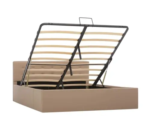 Hüdrauliline Hoiukastiga Voodiraam Kunstnahk 140X200 Cm