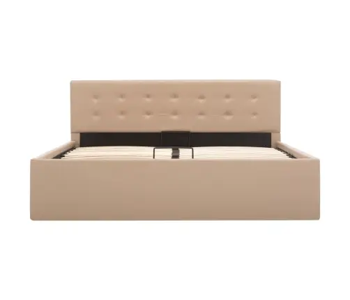 Hüdrauliline Hoiukastiga Voodiraam Kunstnahk 140X200 Cm