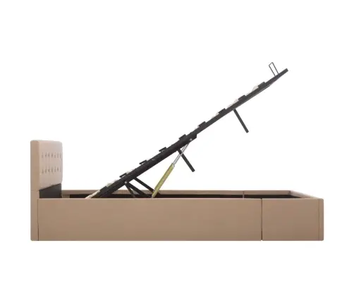 Hüdrauliline Hoiukastiga Voodiraam Kunstnahk 140X200 Cm