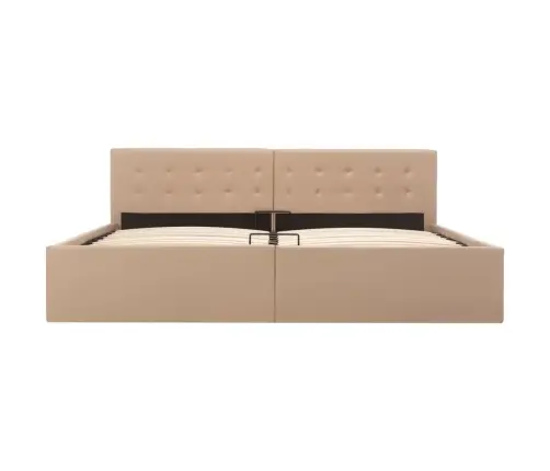 Hüdrauliline Hoiukastiga Voodiraam Kunstnahk 180X200 Cm