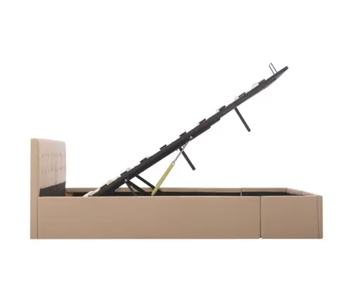 Hüdrauliline Hoiukastiga Voodiraam Kunstnahk 180X200 Cm