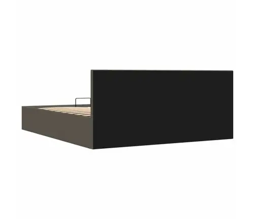 Hidrauliskais Gultas Rāmis, Tumši Pelēks Audums, 160X200 Cm  Vidaxl