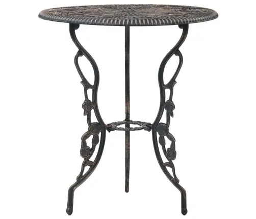 Bistro Baldų Komplektas, 3 Dalių, Lietas Aliuminis