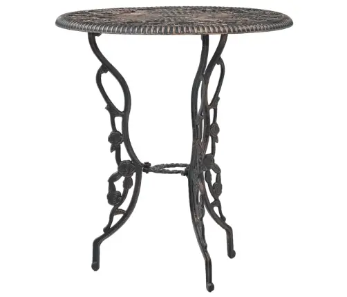 Bistro Baldų Komplektas, 3 Dalių, Lietas Aliuminis