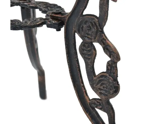 Bistro Baldų Komplektas, 3 Dalių, Lietas Aliuminis