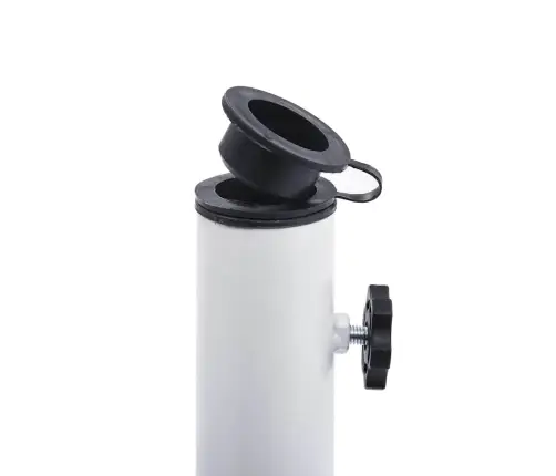 Saulessarga Pamatne, Balta, 12 Kg, 48 Cm, Čuguns Vidaxl