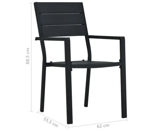 Aiatoolid, 4 Tk, Must, Hdpe, Puiduvälimusega