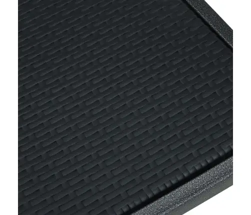 Dārza Krēsli, 4 Gab., Melna Plastmasa, Pinuma Dizains Vidaxl Dārza Krēsli, 4 Gab., Melna Plastmasa, Pinuma Dizains Vidaxl