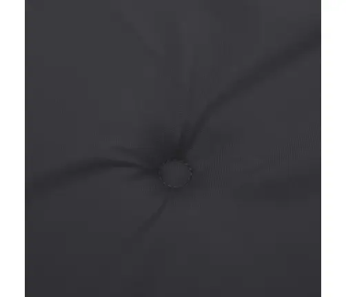 Kõrge Seljatoega Toolipadjad 2 Tk, Must, 120X50X3 cm Kangas