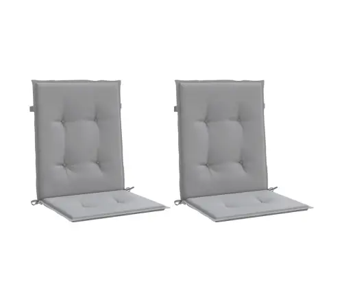Sodo Kėdės Pagalvėlės, 2Vnt., Pilkos, Audinys