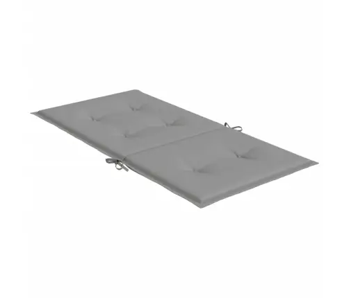 Dārza Krēslu Spilveni, 4 Gab., Audums, Pelēks Vidaxl