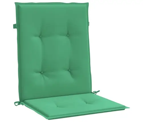 Dārza Krēslu Spilveni, 4 Gab., Zaļi, 100X50X3 Cm, Audums Vidaxl