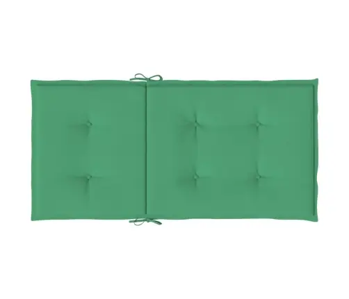 Dārza Krēslu Spilveni, 4 Gab., Zaļi, 100X50X3 Cm, Audums Vidaxl