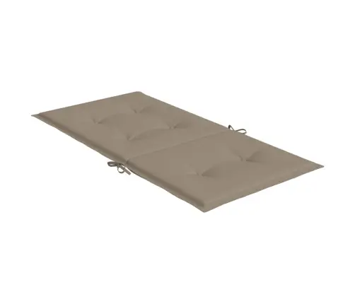 Dārza Krēslu Spilveni, 2 Gab., Pelēkbrūni, 100X50X3 Cm, Audums Vidaxl