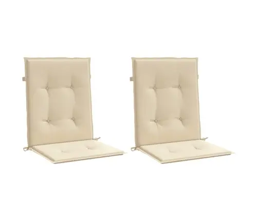 Madala Seljatoega Toolipadjad 2 Tk Beež 100X50X7 Cm Kangas