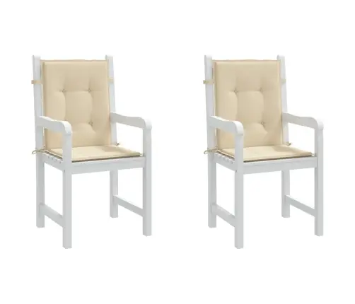 Madala Seljatoega Toolipadjad 2 Tk Beež 100X50X7 Cm Kangas