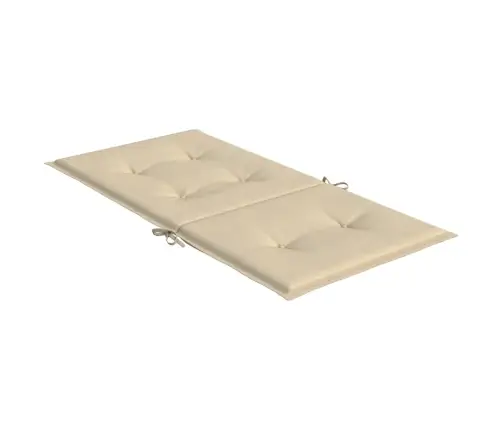 Dārza Krēslu Spilveni, 4 Gab., Bēši, 100X50X3 Cm, Audums Vidaxl