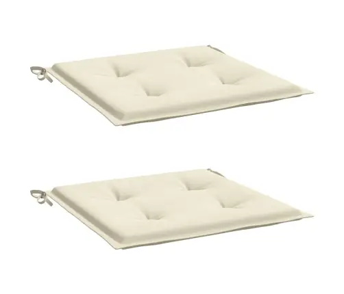 Aiatooli Istmepadjad 2 Tk, Kreemjas, 50 X 50 X 4 cm Kangas