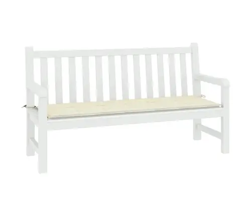 Dārza Sola Matracis, 200X50X4 Cm, Audums, Krēmkrāsas Vidaxl