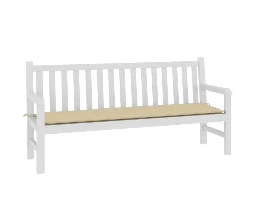 Dārza Sola Matracis, 180X50X3 Cm, Audums, Bēšs Vidaxl