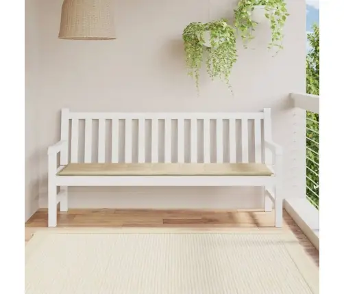 Dārza Sola Matracis, 180X50X3 Cm, Audums, Bēšs Vidaxl