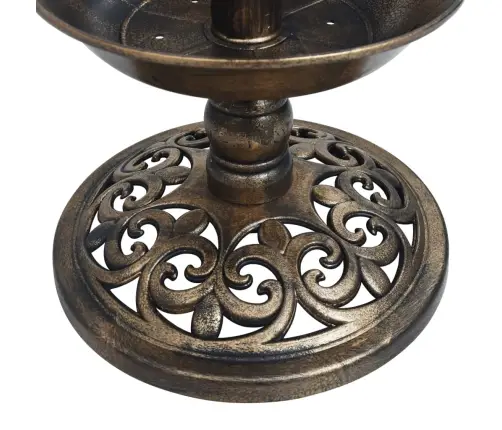 Putnu Barotava Ar Solārām Led Gaismām, Plastmasa Vidaxl