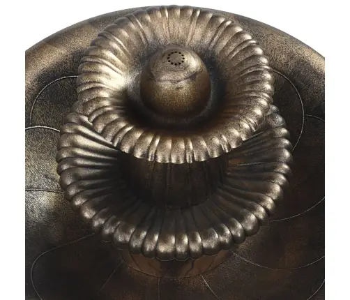 Putnu Vanna Ar Strūklaku, Bronzas Krāsa, 50X91 Cm, Plastmasa Vidaxl