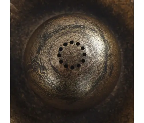 Putnu Vanna Ar Strūklaku, Bronzas Krāsa, 50X91 Cm, Plastmasa Vidaxl