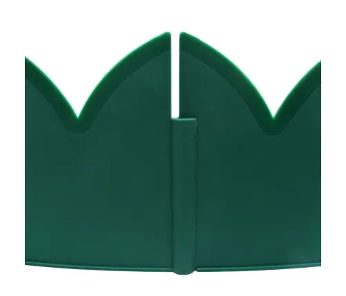 Zāliena Apmales, 10 Gab., Zaļas, 65X15 Cm, Pp Vidaxl