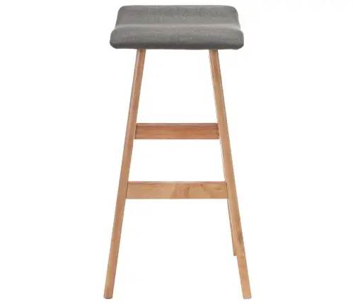 Bāra Krēsls, Tumši Pelēks Audums  Vidaxl