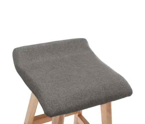 Bāra Krēsls, Tumši Pelēks Audums  Vidaxl