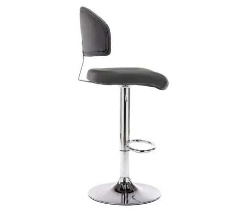 Bāra Krēsls, Pelēka Mākslīgā Āda Vidaxl