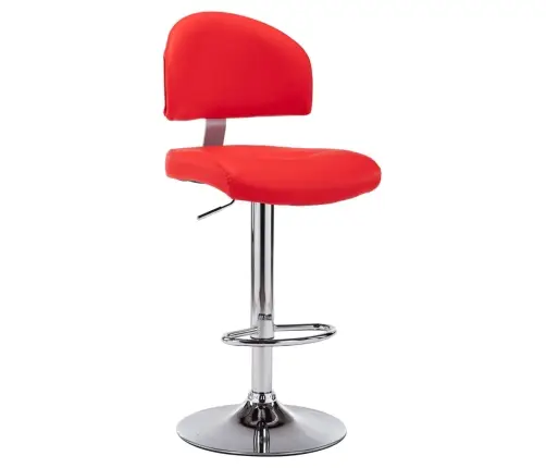 Bāra Krēsls, Sarkana Mākslīgā Āda Vidaxl