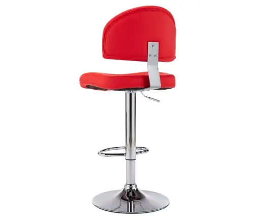Bāra Krēsls, Sarkana Mākslīgā Āda Vidaxl