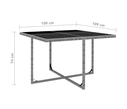 9-Daļīgs Dārza Mēbeļu Komplekts Ar Matračiem, Pe Rotangpalma Vidaxl