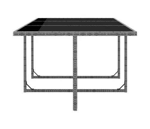 Lauko Komplektas Su Pagalvėmis, 11 Dalių, Pilkas, Ratanas