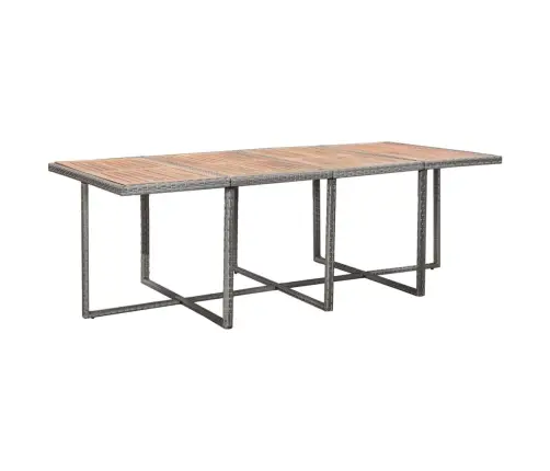 13-Osaline Aiamööblikomplekt Patjadega, Polürotang, Antratsiit