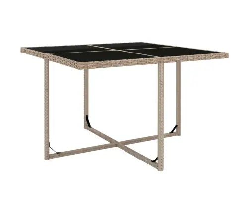 5-Osaline Aiamööblikomplekt Patjadega, Polürotang, Beež