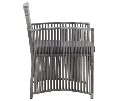 Dārza Atpūtas Krēsli Ar Matračiem, 2 Gab., Pe Rotangpalma Vidaxl