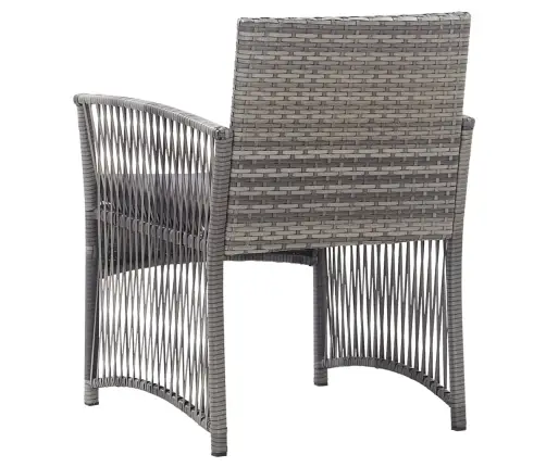 Dārza Atpūtas Krēsli Ar Matračiem, 2 Gab., Pe Rotangpalma Vidaxl