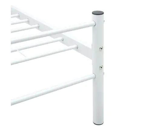 Gultas Rāmis, Balts Metāls, 180X200 Cm Vidaxl