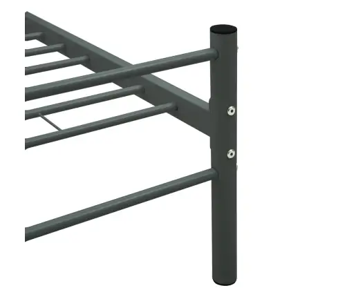 Lovos Rėmas, Pilkos Spalvos, 90X200cm Metalas