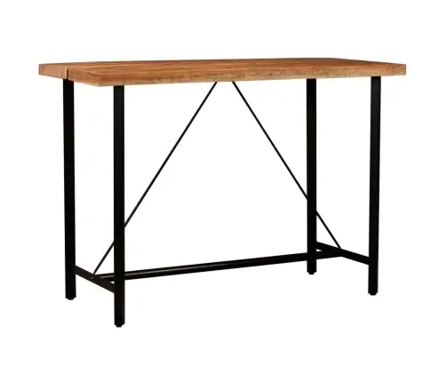 5-Osaline Baarikomplekt, Täispuit Ja Ehtne Nahk